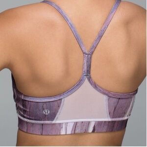Lululemon | Size 8 | Flow Y Bra IV – Mini Hazy Horizon